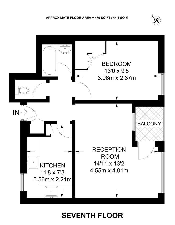 1-double Bedroom Aparment In Apartment